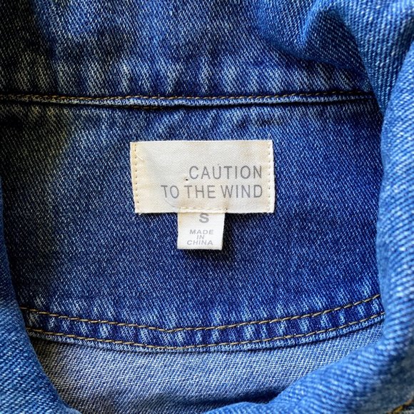 Destroyed Boyfriend Frayed Raw Hem Trucker Jean Jacket - Picture 5 of 17